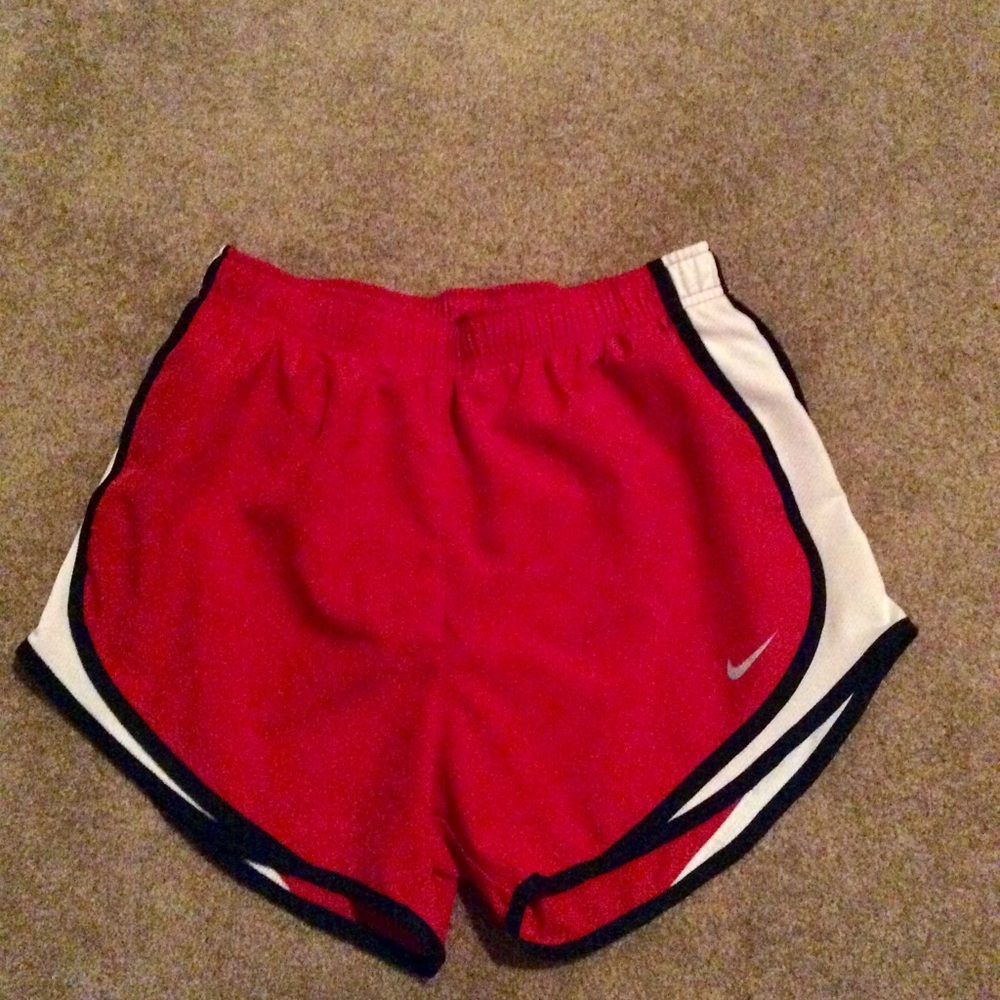NWOT Red w/ Black & white trim Nike Dri Fit Shorts